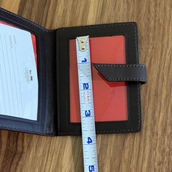 COACH Leather travel frame photo picture - Picture 5 of 11